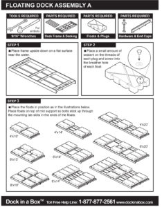 Floating Dock Assembly Instructions